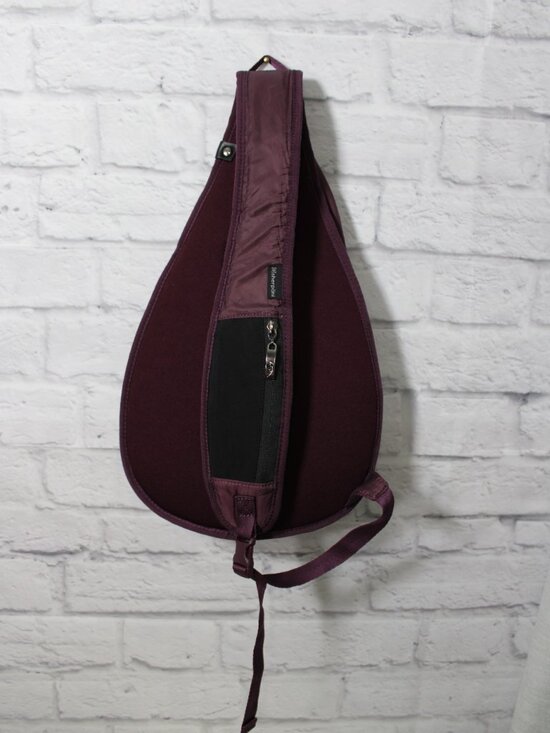 Sherpani Esprit Burgundy Quilted Teardrop Anti-Theft RFID Multi Pocket Sling Bag main image 7